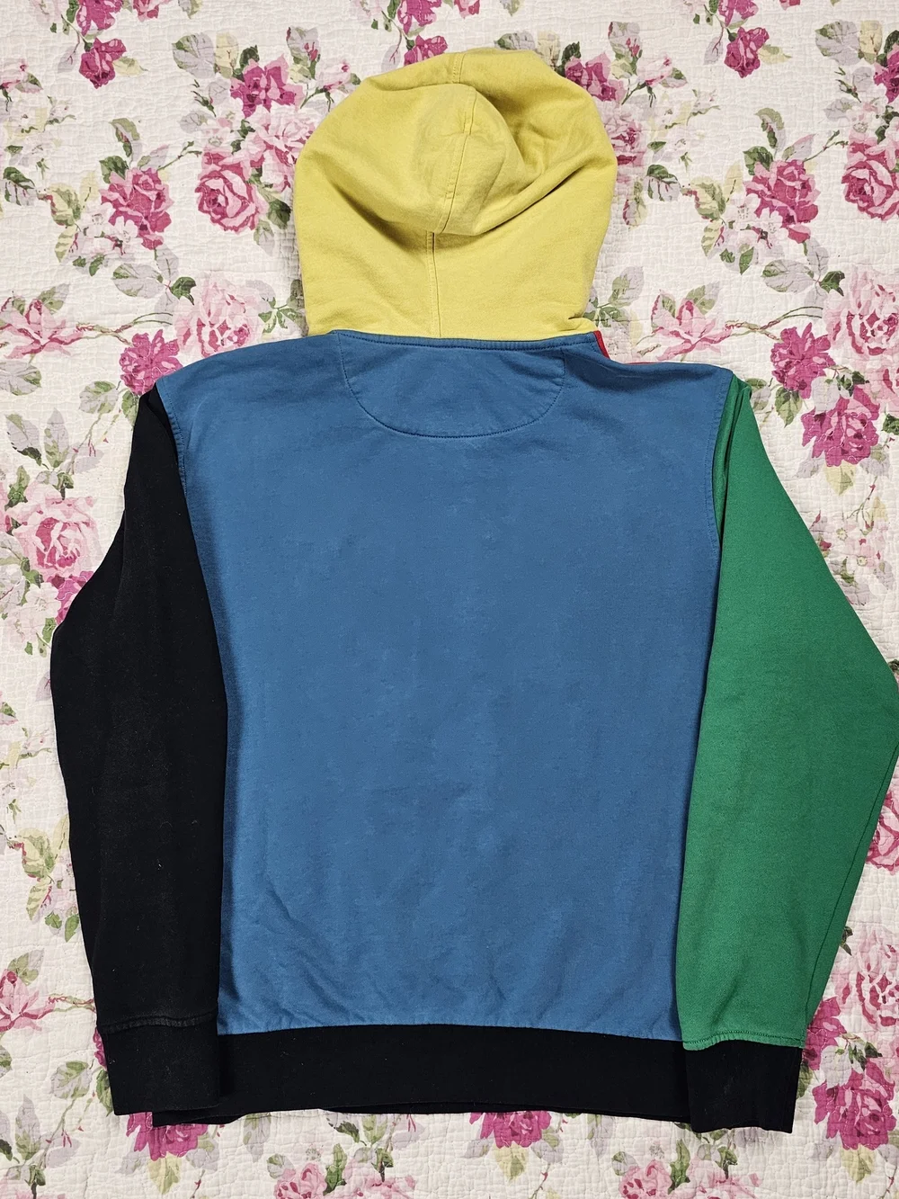 Kodak Black Sniper Gang Mens Colorblock Pullover Hoodie Logo Pockets S